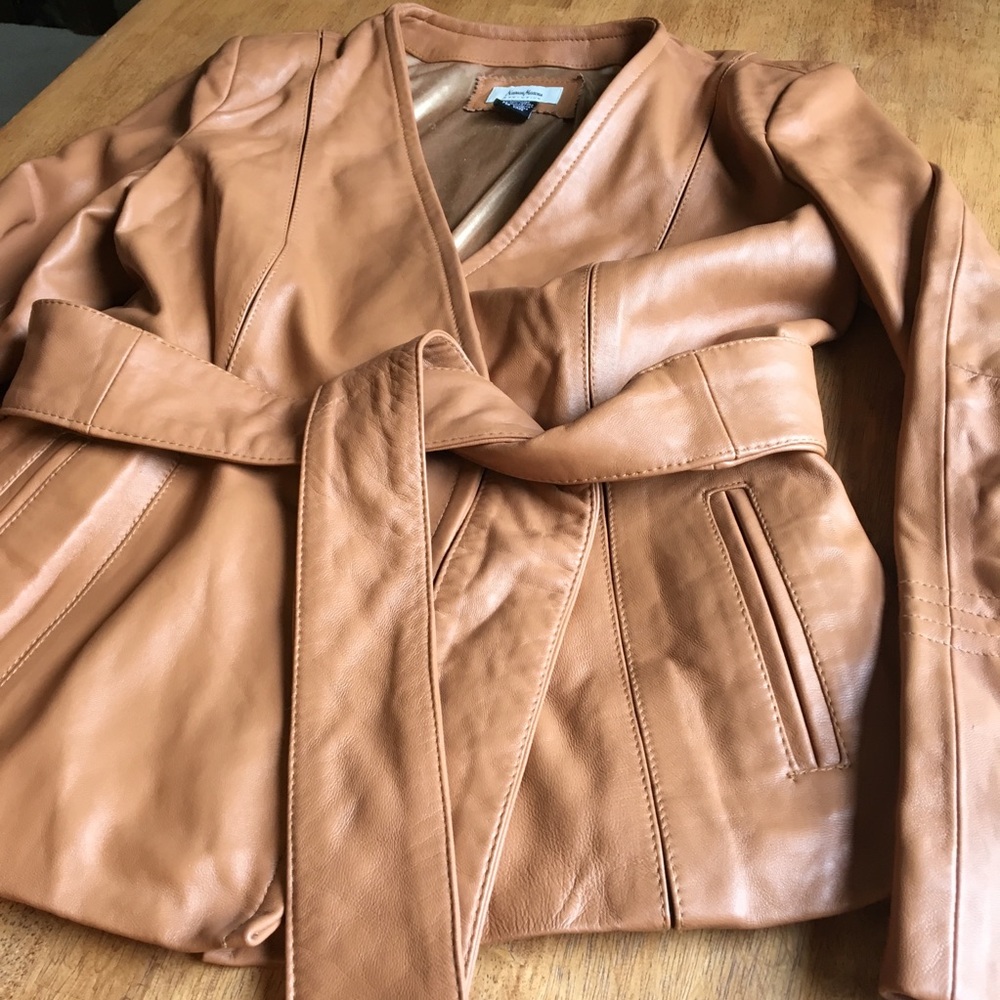 Neiman Marcus Exclusive Leather Jacket